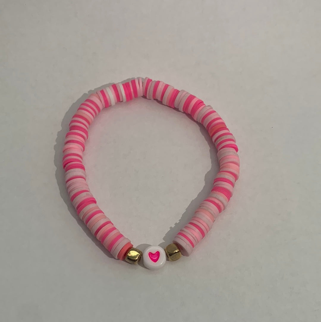 Pink Heart Bracelet